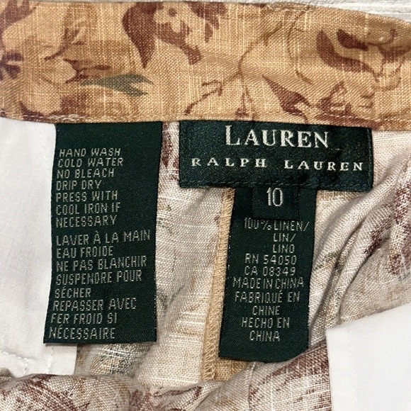 LAUREN RALPH LAUREN Women’s Floral Print Shorts Size 10 - Picture 3 of 4